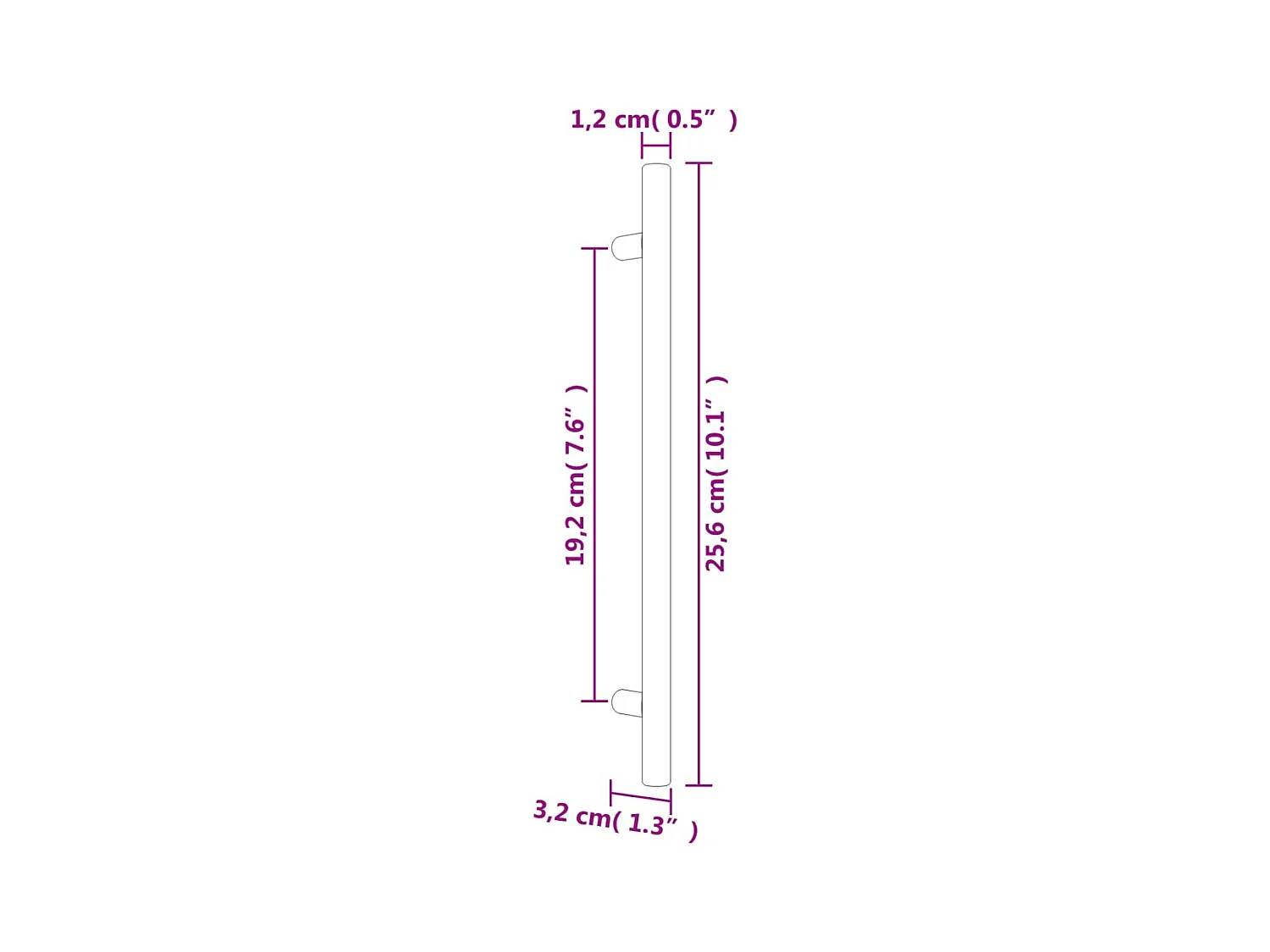 Poignées d'armoire 10 pcs doré 192 mm acier inoxydable