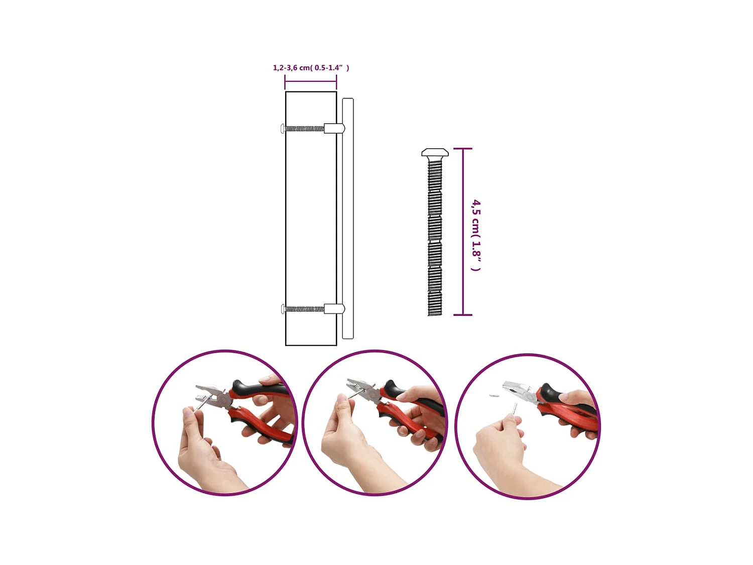 Poignées d'armoire 10 pcs doré 192 mm acier inoxydable