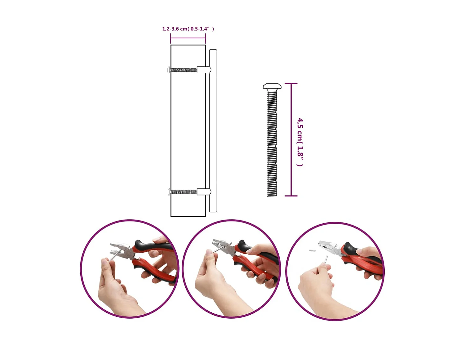 Tiradores para armarios 10 uds acero inoxidable dorado 192 mm