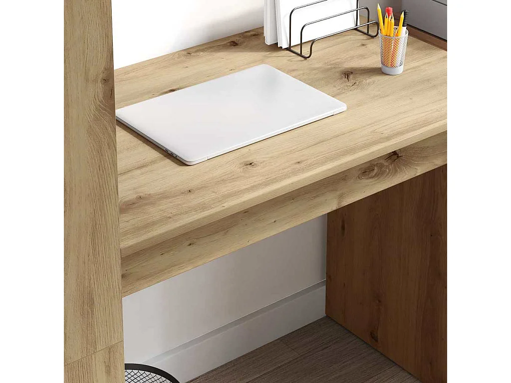 Bureau Chêne artisanal Bois d'ingénierie 113 x 54 x 120 cm