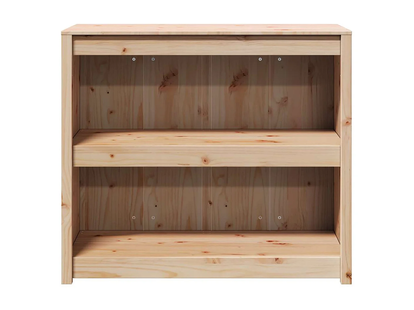 Küchenschrank mit Regal Braun Eichen-Optik 106 x 55 x 92 cm
