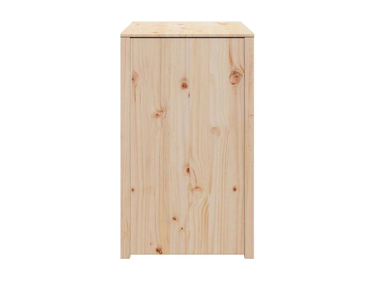 Küchenschrank mit Regal Braun Eichen-Optik 106 x 55 x 92 cm