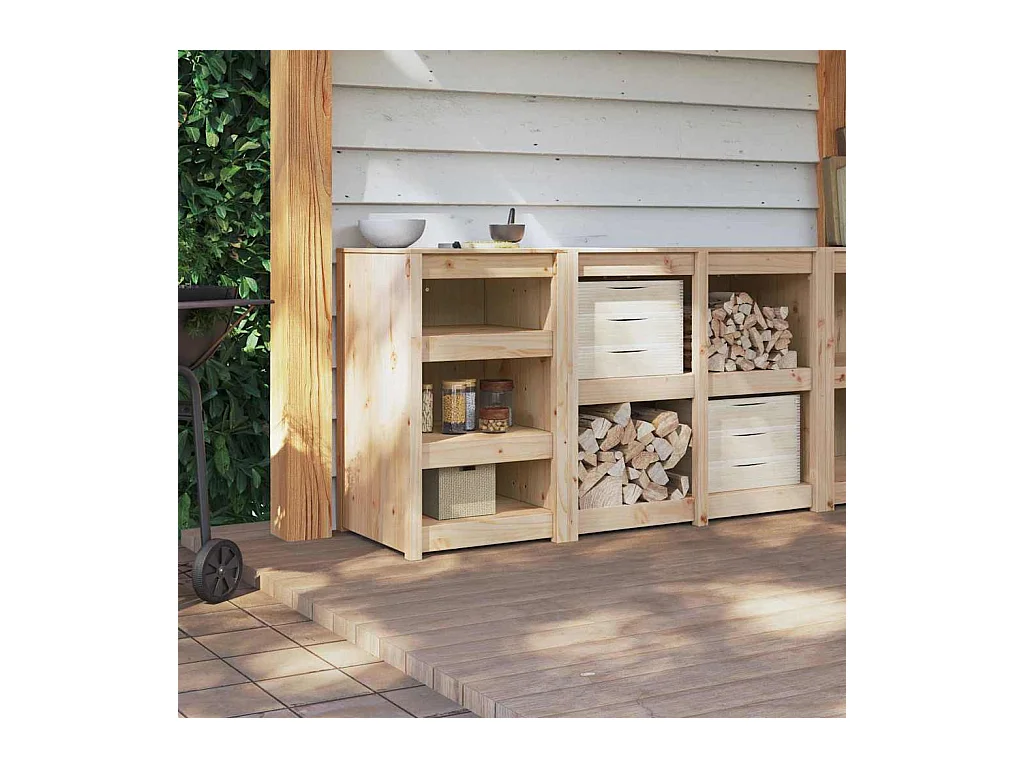 Armoire de cuisine Marron 55 x 55 x 92 cm Bois de pin massif