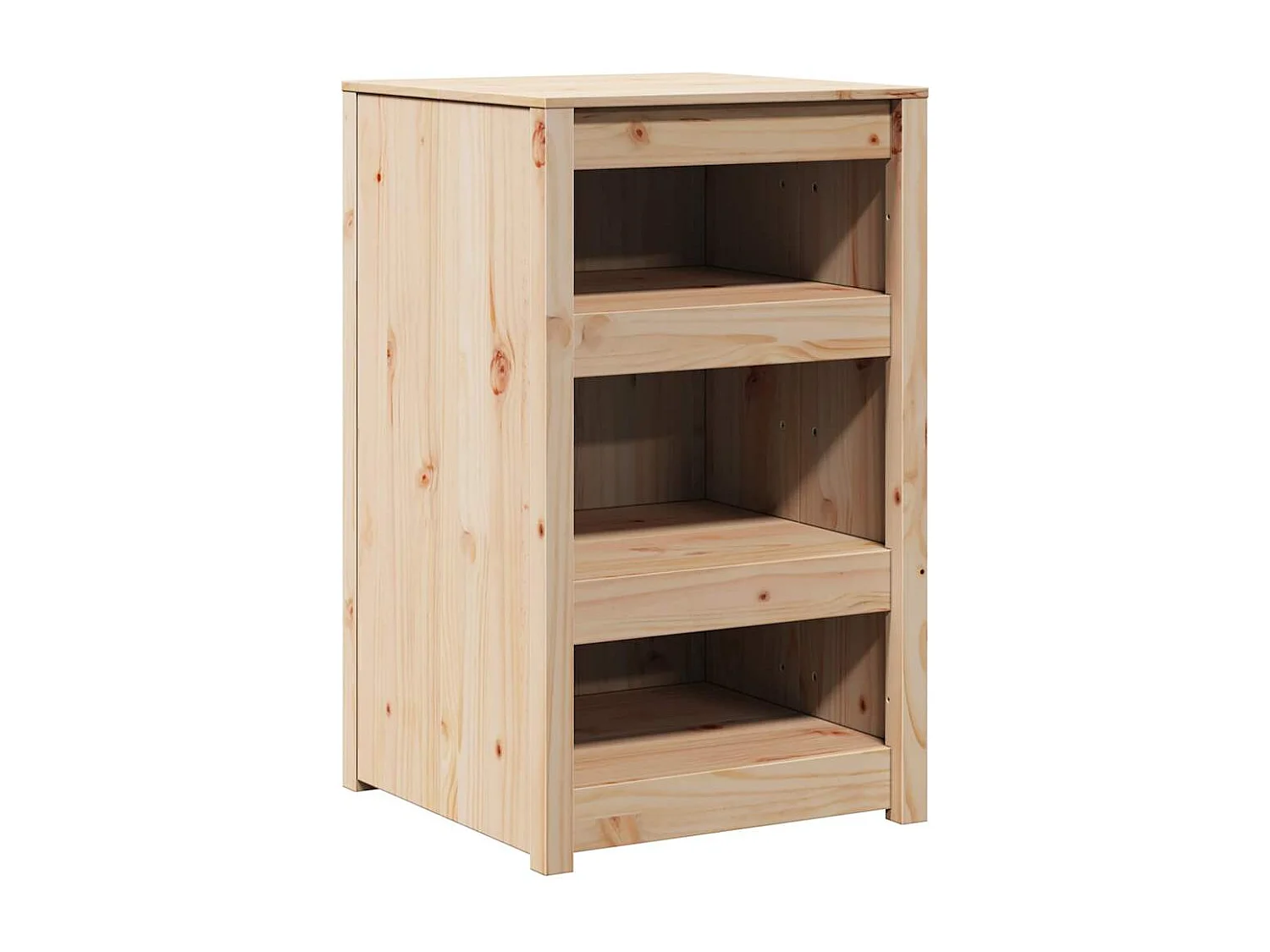 Küchenschrank mit Regal Braun Eichen-Optik 55 x 55 x 92 cm