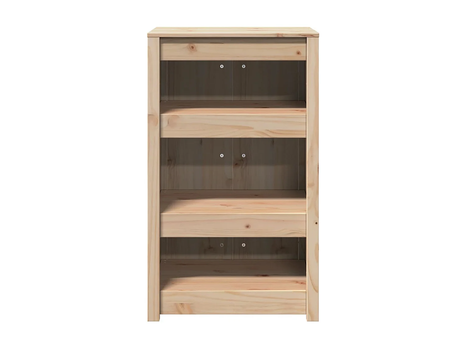 Küchenschrank mit Regal Braun Eichen-Optik 55 x 55 x 92 cm