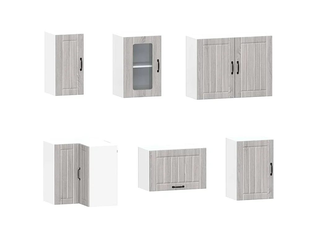 Ensemble d'armoires de cuisine 11 pcs Kalmar bois d'ingénierie