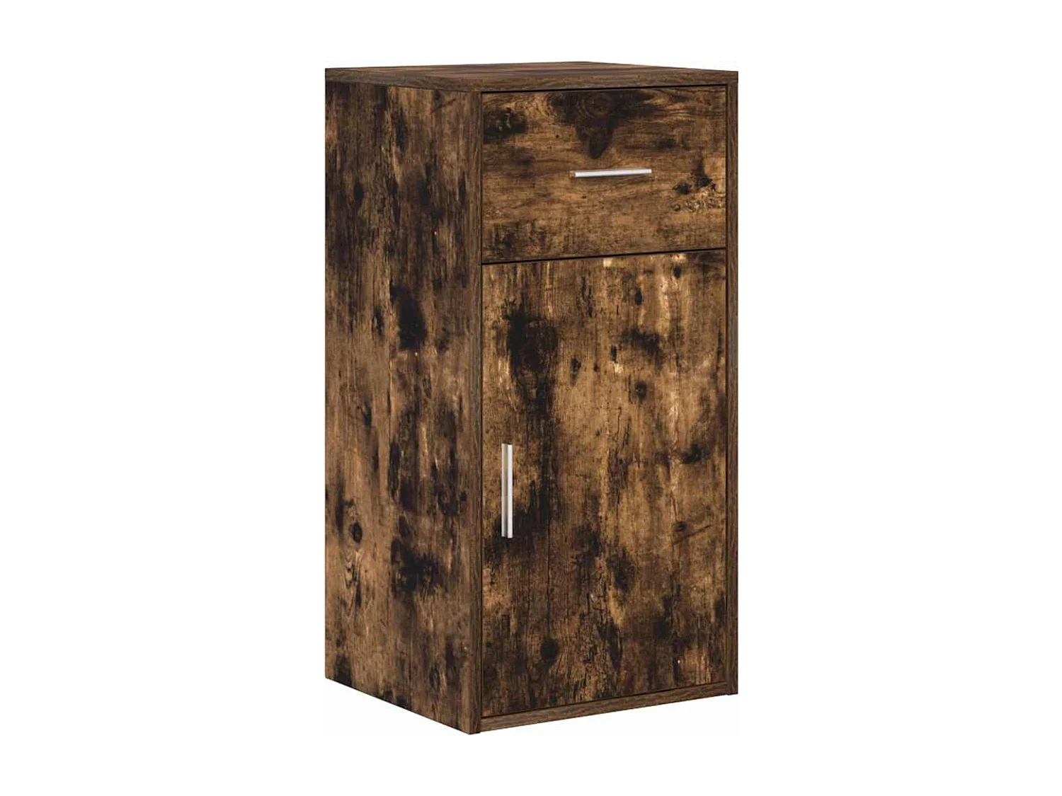 Bureau d'angle avec tiroir Chêne fumé 102 x 88 x 75 cm