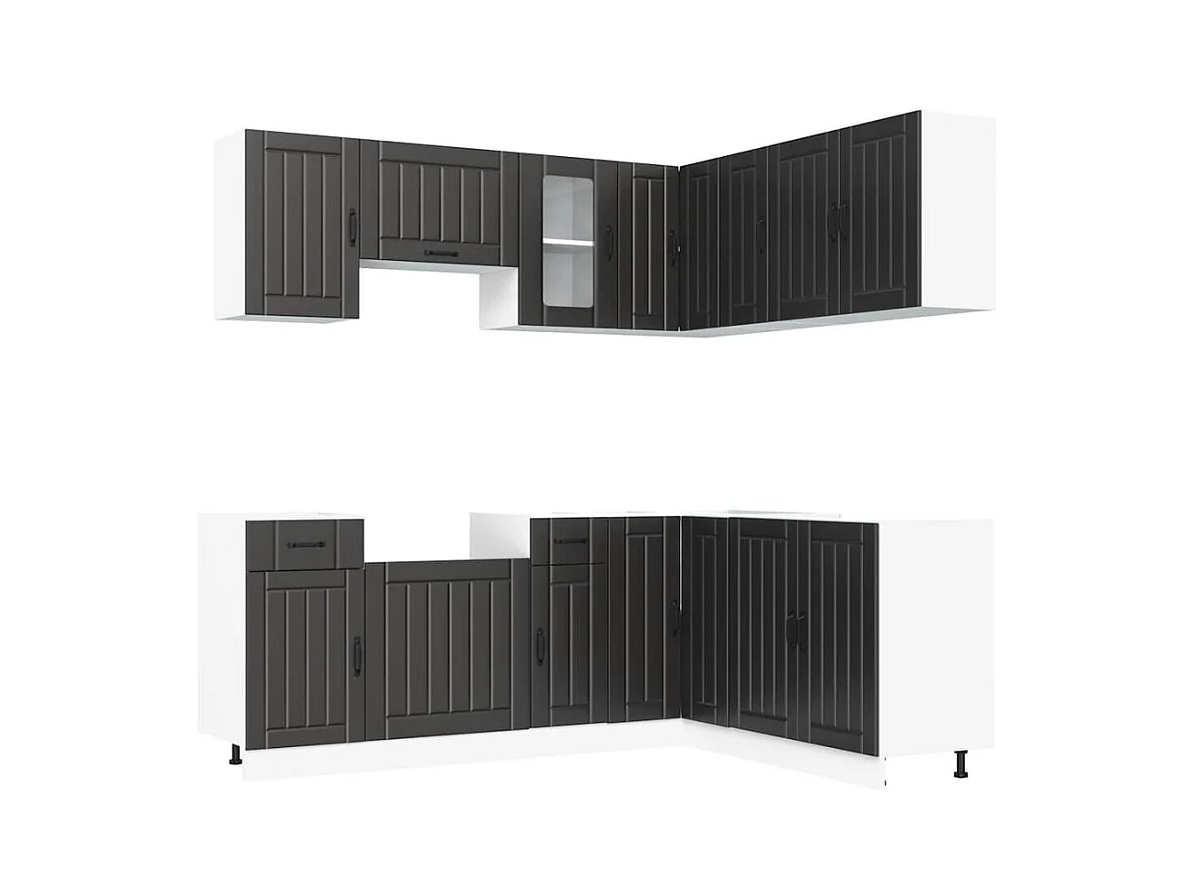 Ensemble d'armoires de cuisine 11 pcs Kalmar bois d'ingénierie