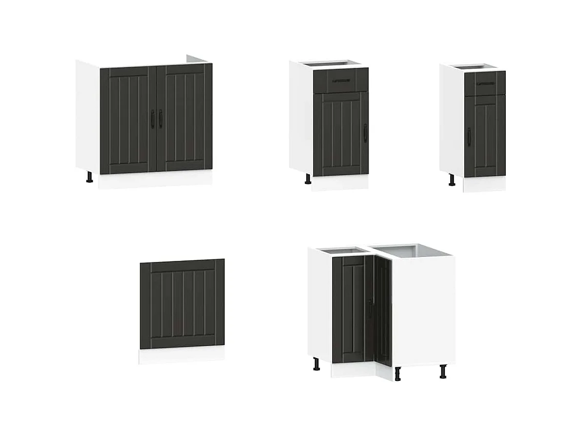 Ensemble d'armoires de cuisine 11 pcs Kalmar bois d'ingénierie