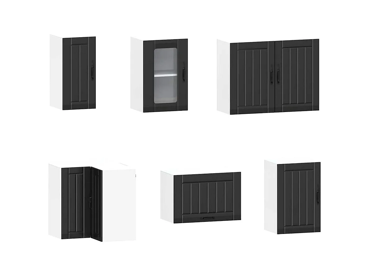 Ensemble d'armoires de cuisine 11 pcs Kalmar bois d'ingénierie