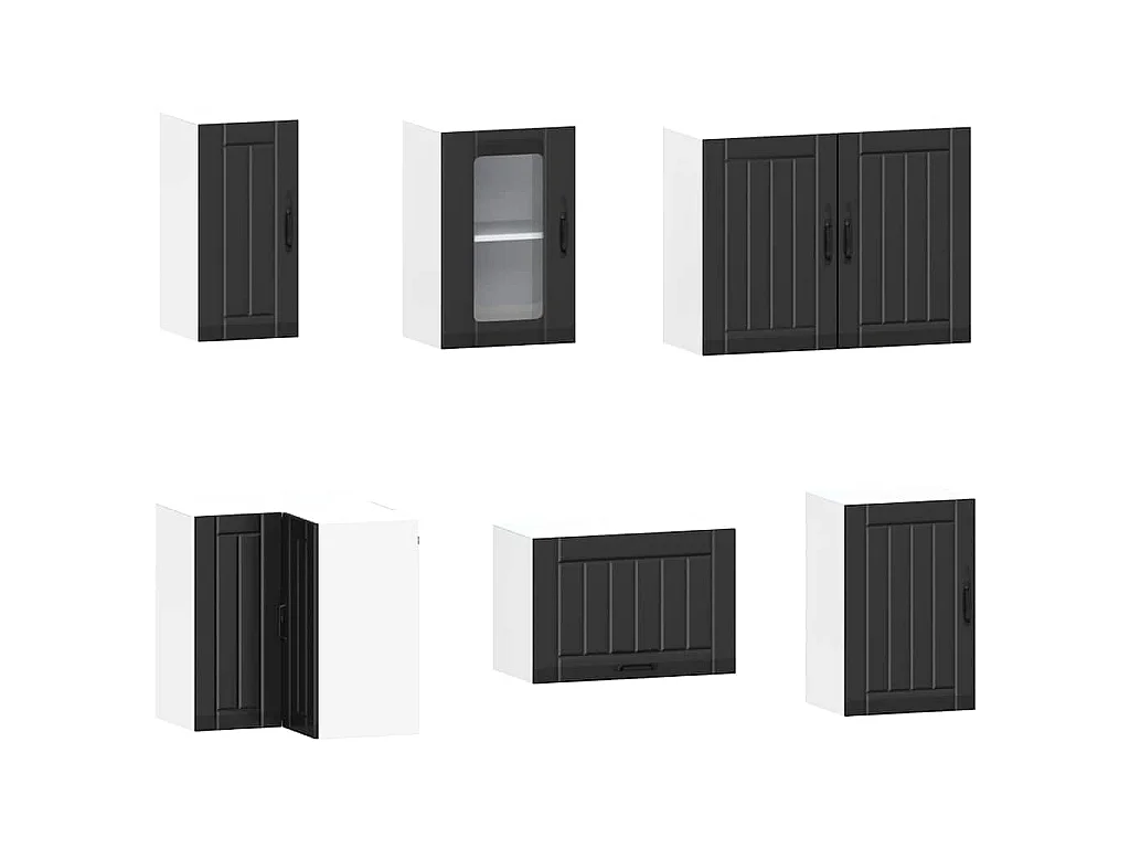 Ensemble d'armoires de cuisine 11 pcs Kalmar bois d'ingénierie