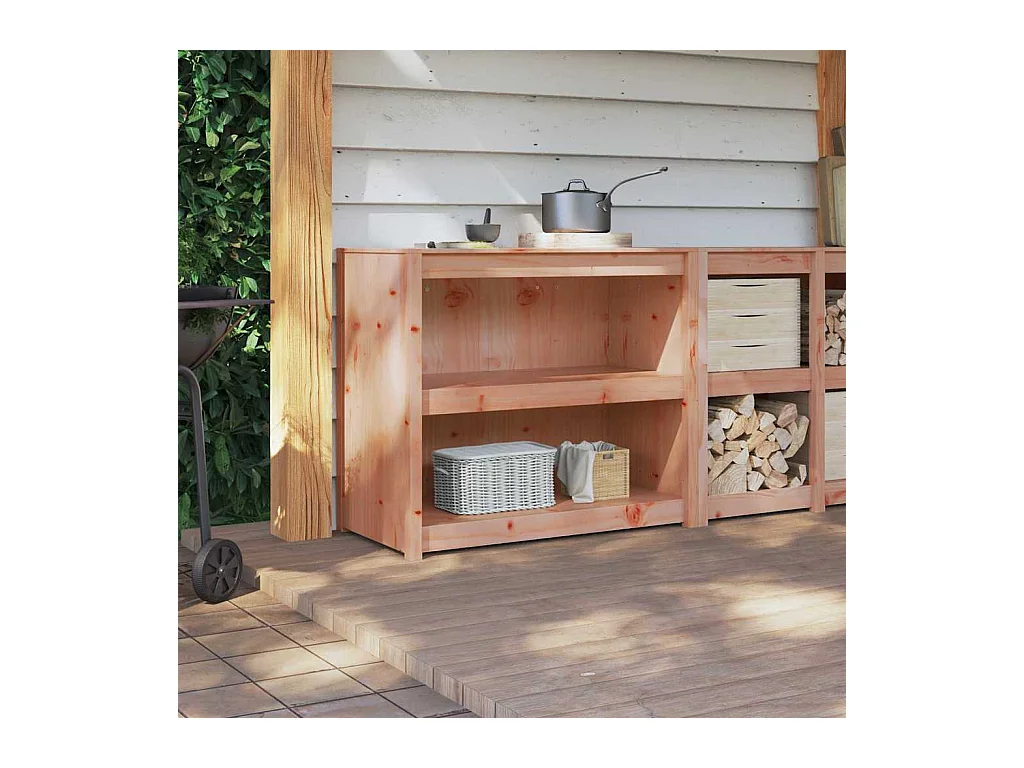 Armoire de cuisine Marron 106 x 55 x 92 cm douglas massif