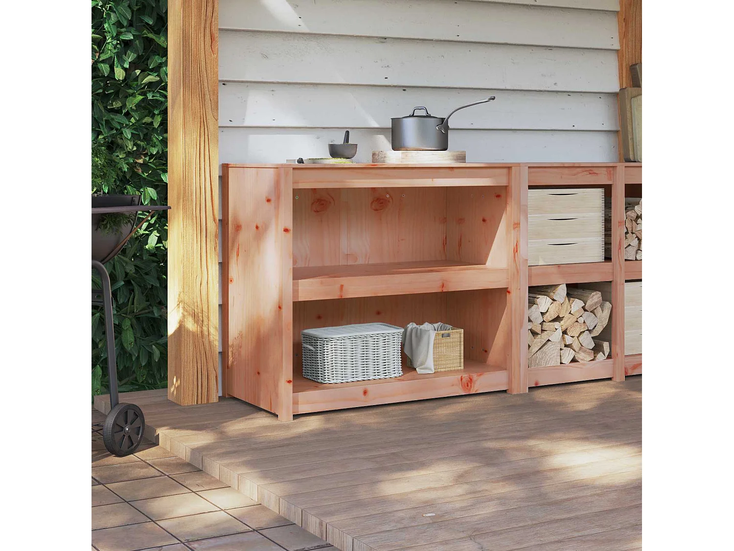 Mueble de Cocina MEPPEL Roble Marrón 106 x 55 x 92 cm
