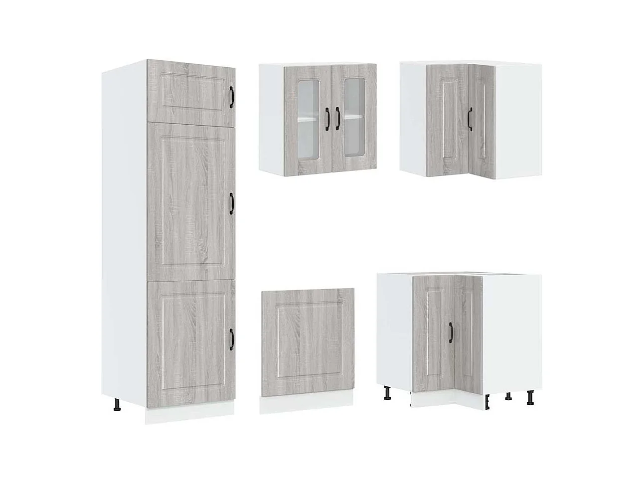 Ensemble d'armoires de cuisine 14 pcs Kalmar bois d'ingénierie