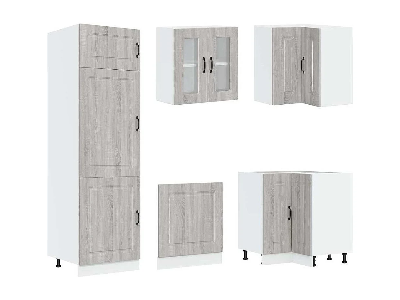 Ensemble d'armoires de cuisine 14 pcs Kalmar bois d'ingénierie