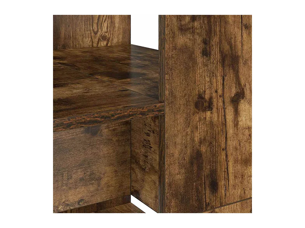 Bureau Chêne fumé 113 x 54 x 120 cm Bois d'ingénierie