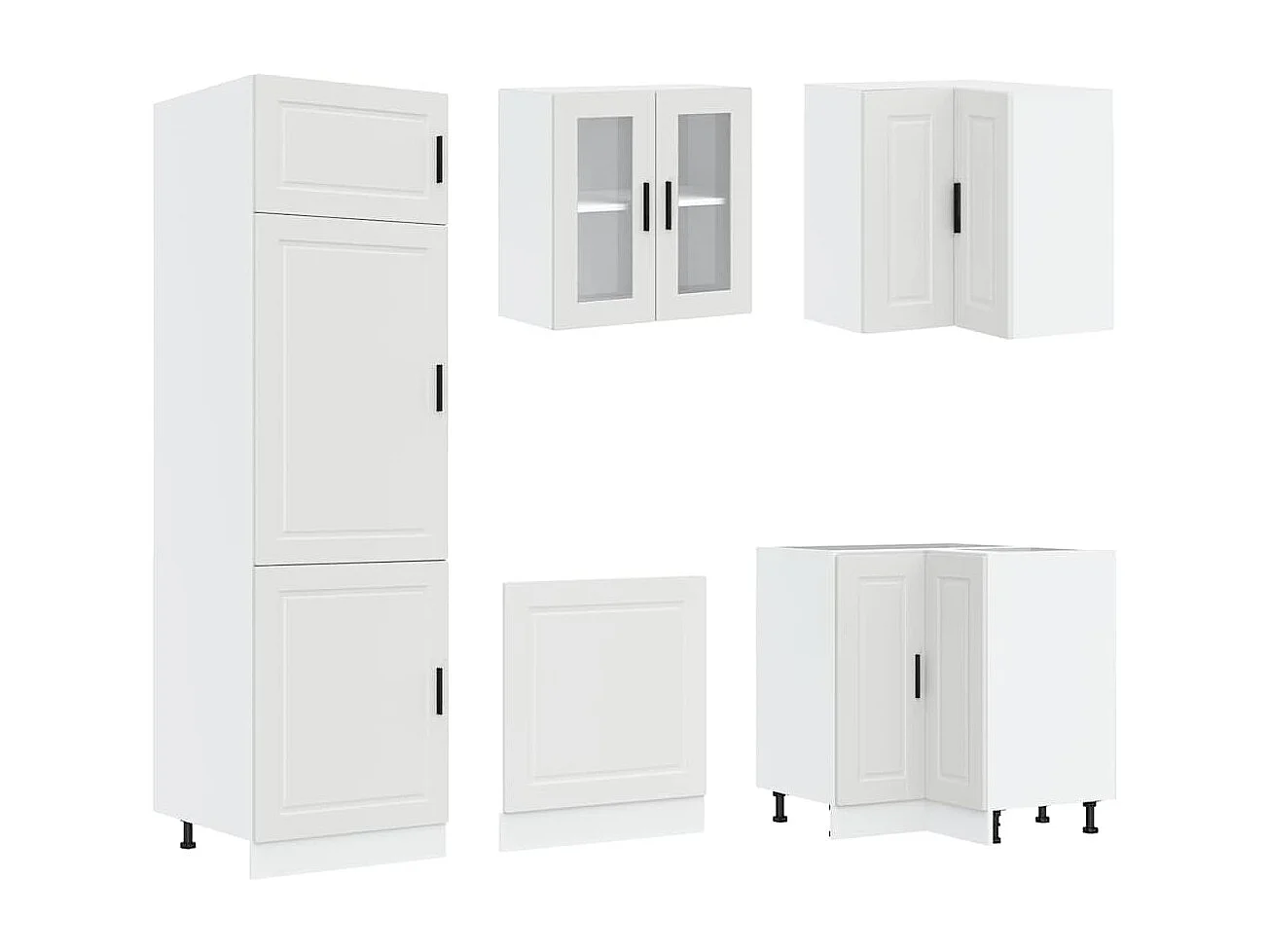 14 peças armário de cozinha conjunto Porto branca