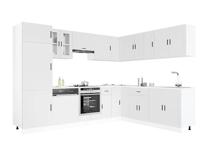 14 peças armário de cozinha conjunto Porto branca