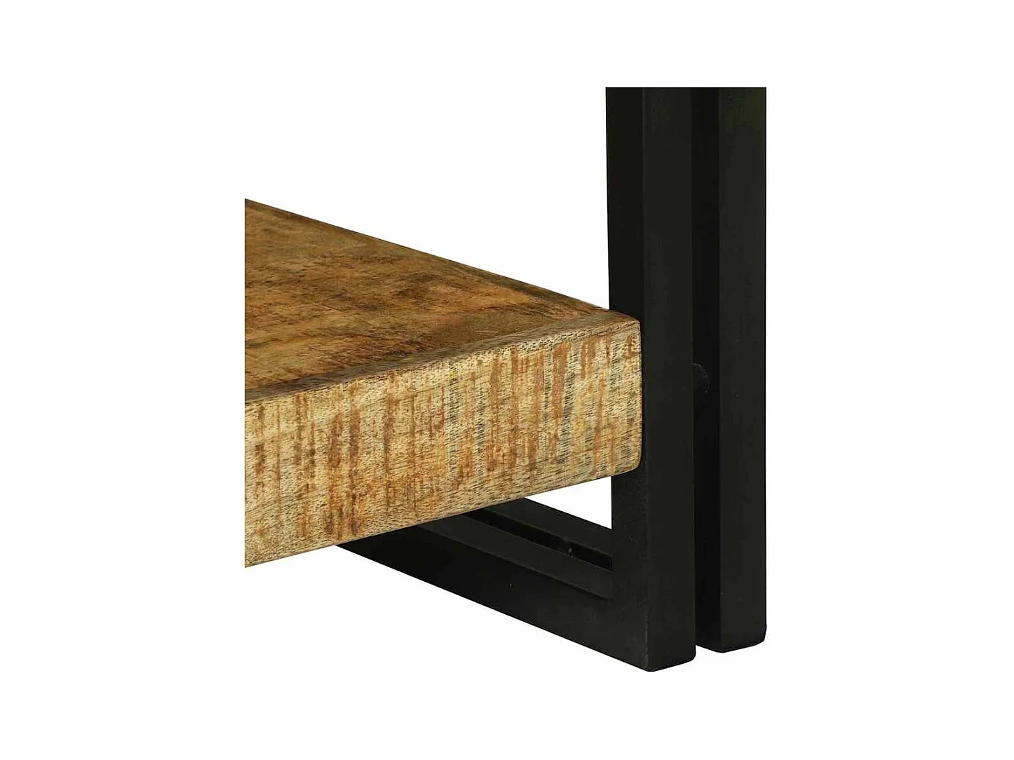 Table console 120 x 33 x 75 cm Bois de manguier brut massif