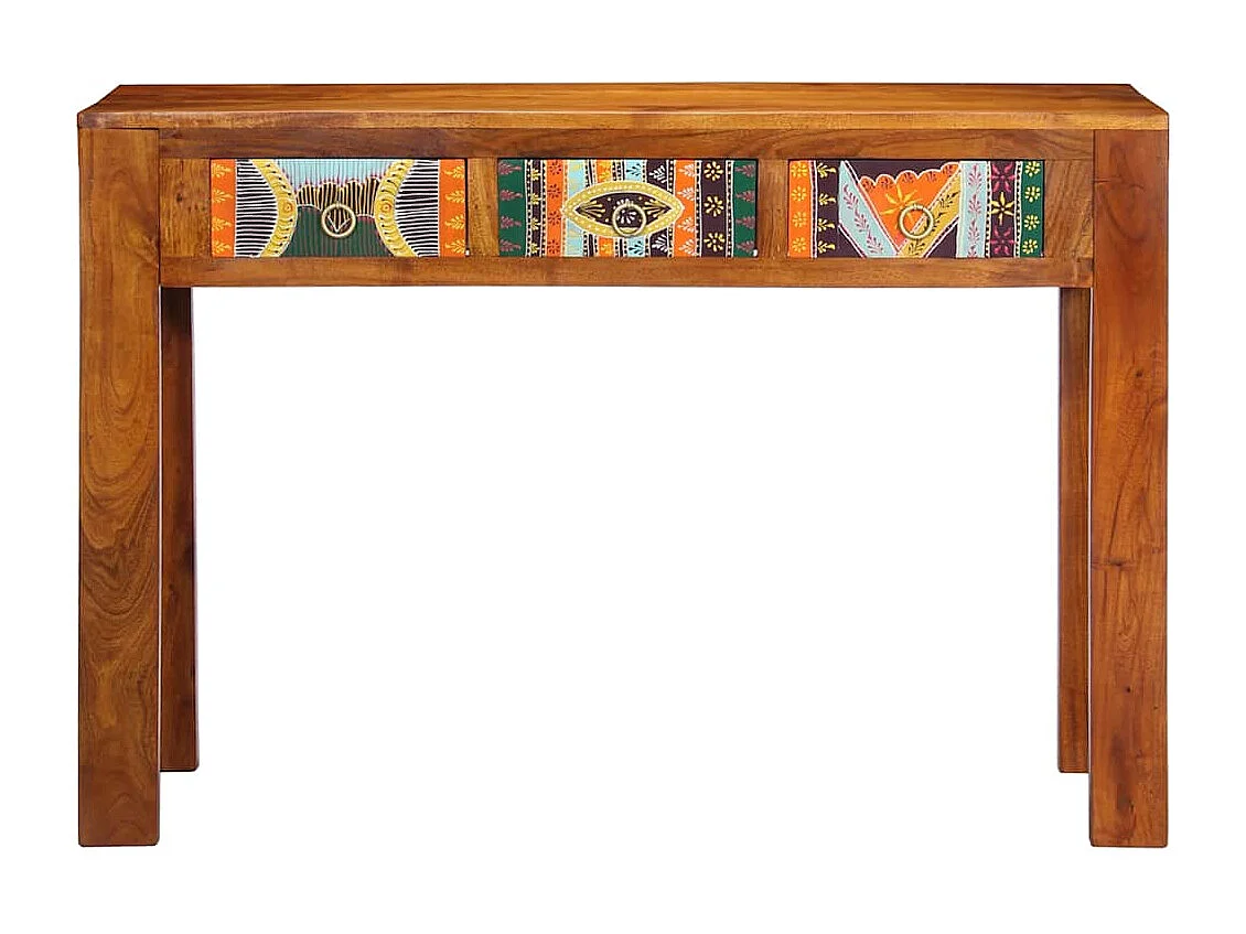 Table console 110x35x75 cm bois massif d'acacia