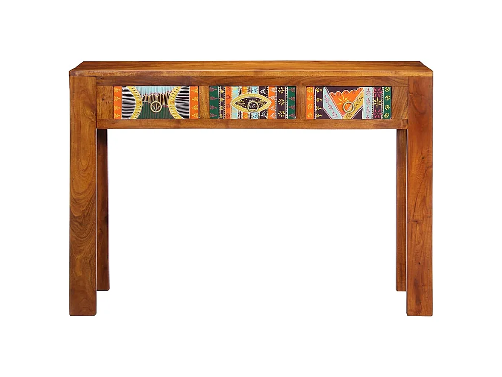 Table console 110x35x75 cm bois massif d'acacia