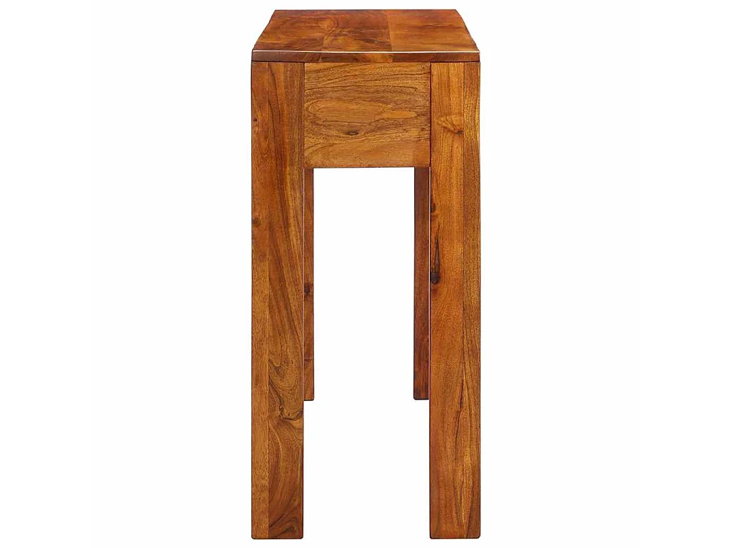 Table console 110x35x75 cm bois massif d'acacia