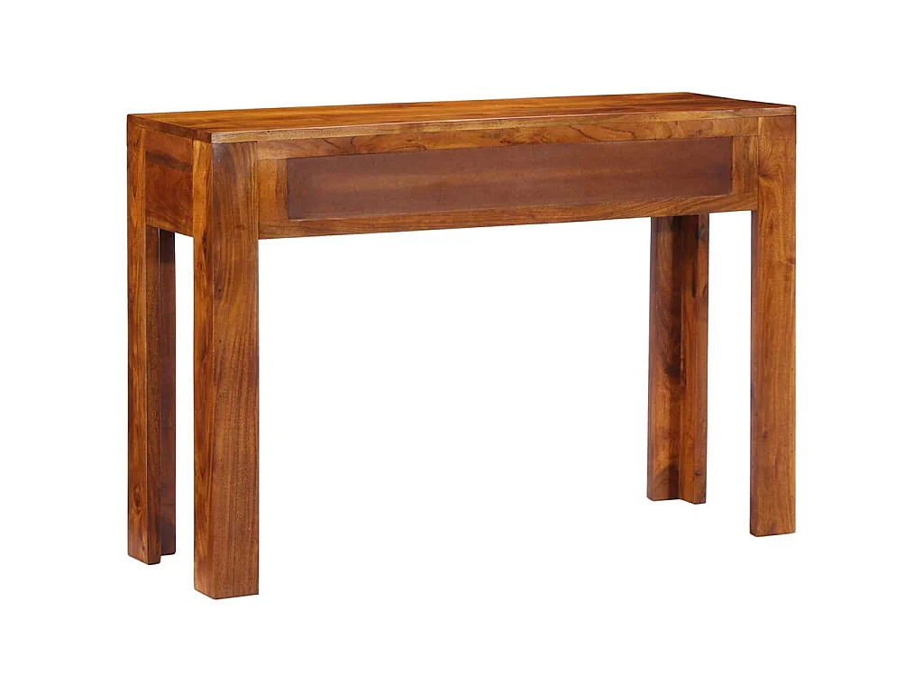 Table console 110x35x75 cm bois massif d'acacia