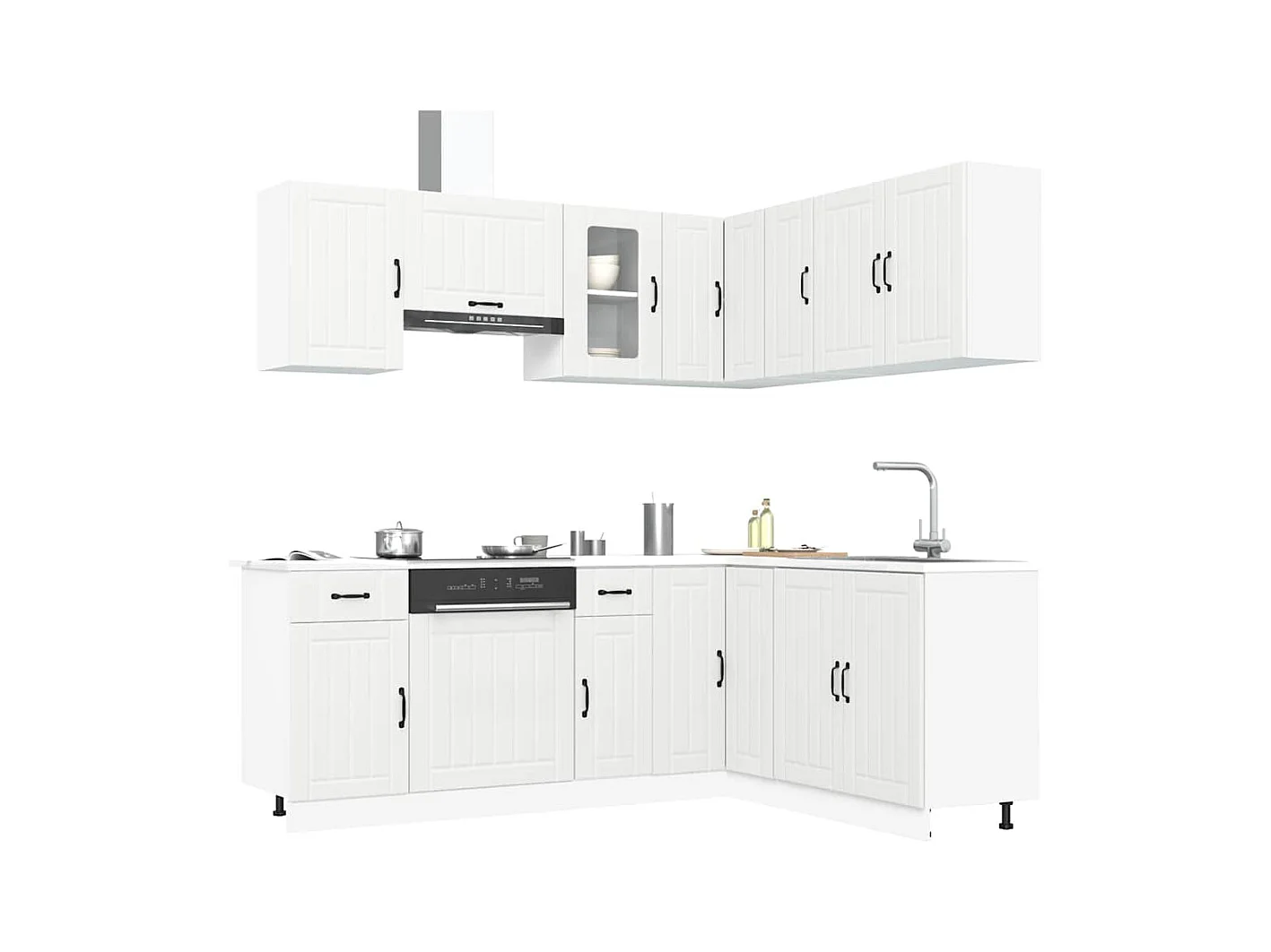 Ensemble d'armoires de cuisine 11 pcs Kalmar bois d'ingénierie