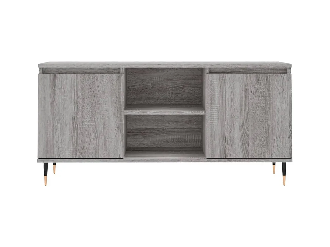 TV-Schrank Grau Sonoma 104x35x50 cm Holzwerkstoff
