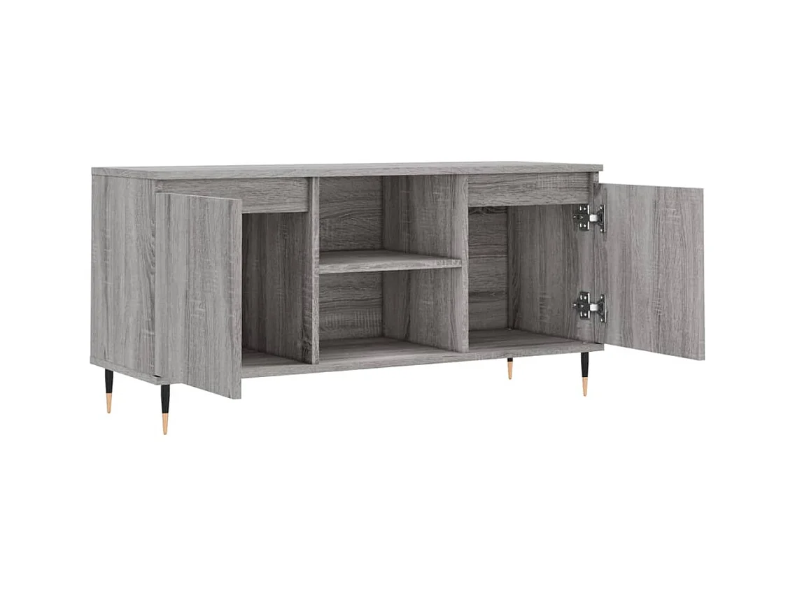 TV-Schrank Grau Sonoma 104x35x50 cm Holzwerkstoff