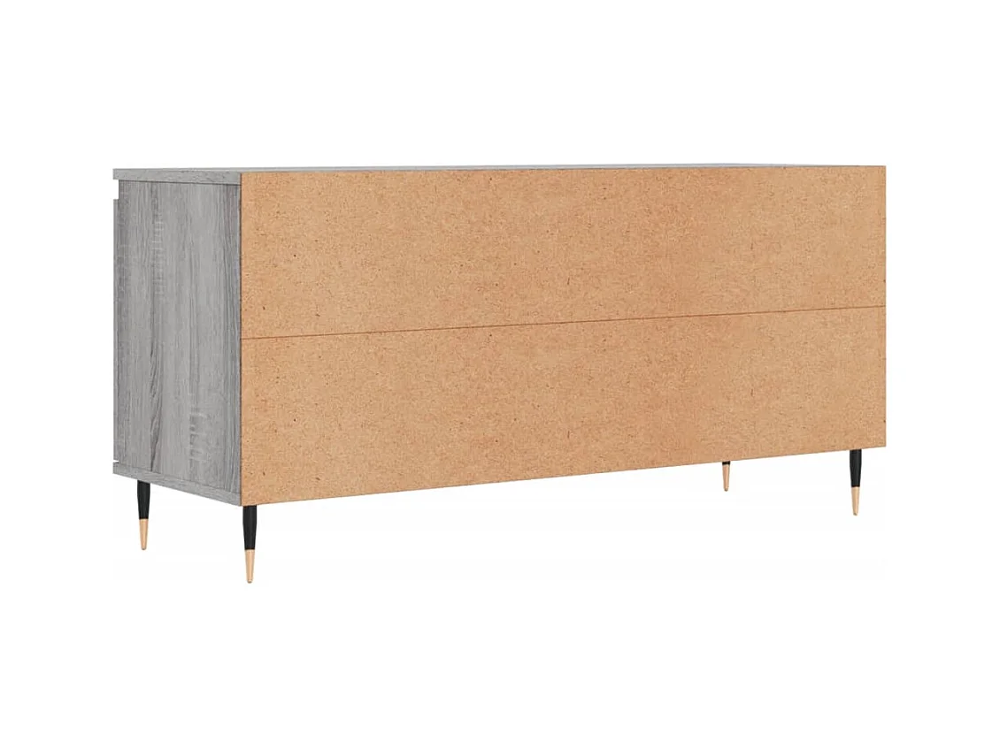 TV-Schrank Grau Sonoma 104x35x50 cm Holzwerkstoff