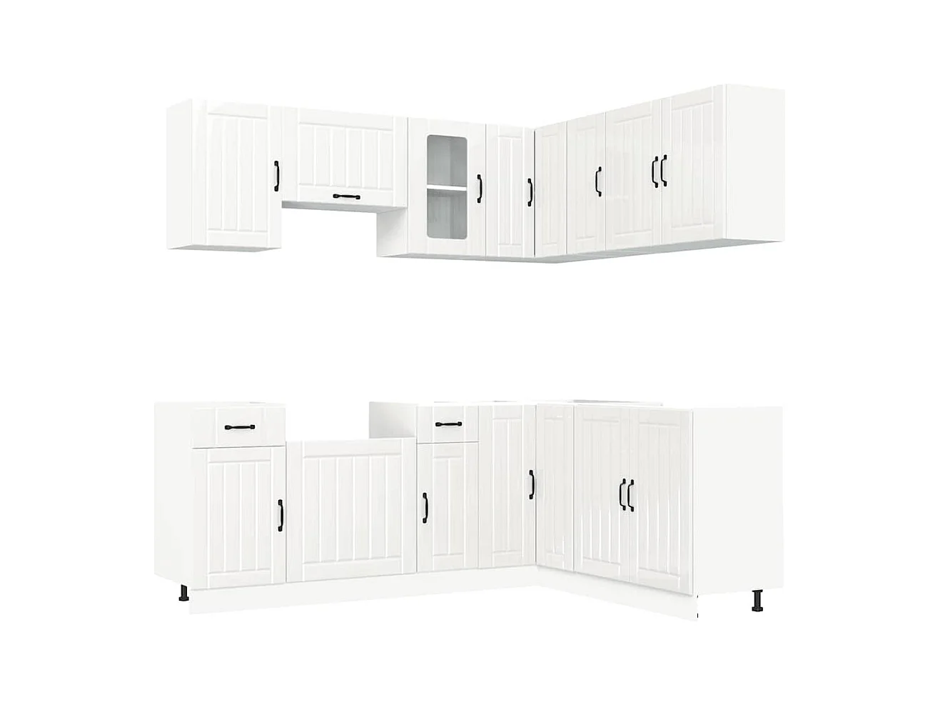 Ensemble d'armoires de cuisine 11 pcs Kalmar bois d'ingénierie