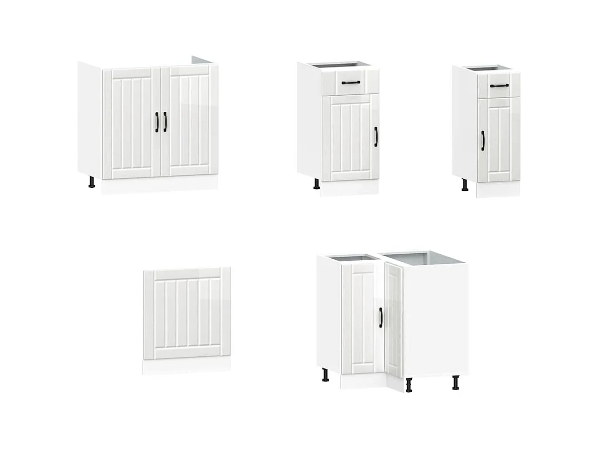 Ensemble d'armoires de cuisine 11 pcs Kalmar bois d'ingénierie