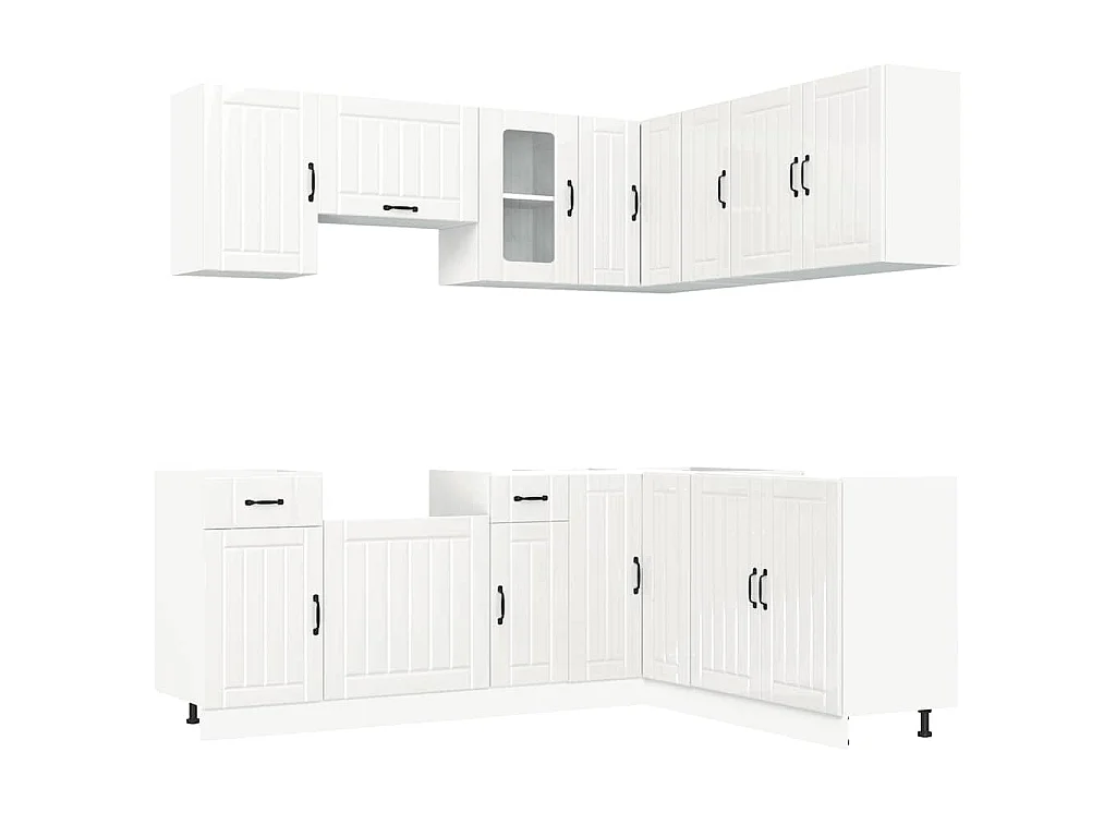 Ensemble d'armoires de cuisine 11 pcs Kalmar bois d'ingénierie