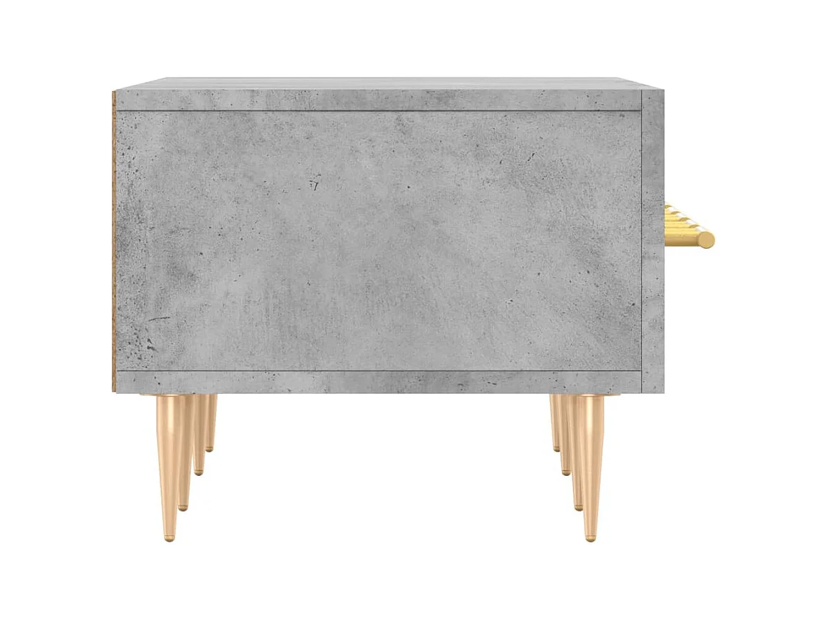 TV-Schrank Betongrau 150x36x30 cm Holzwerkstoff