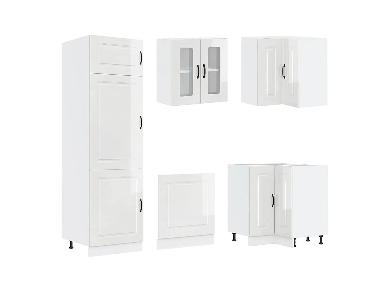 Ensemble d'armoires de cuisine 14 pcs Porto bois d'ingénierie