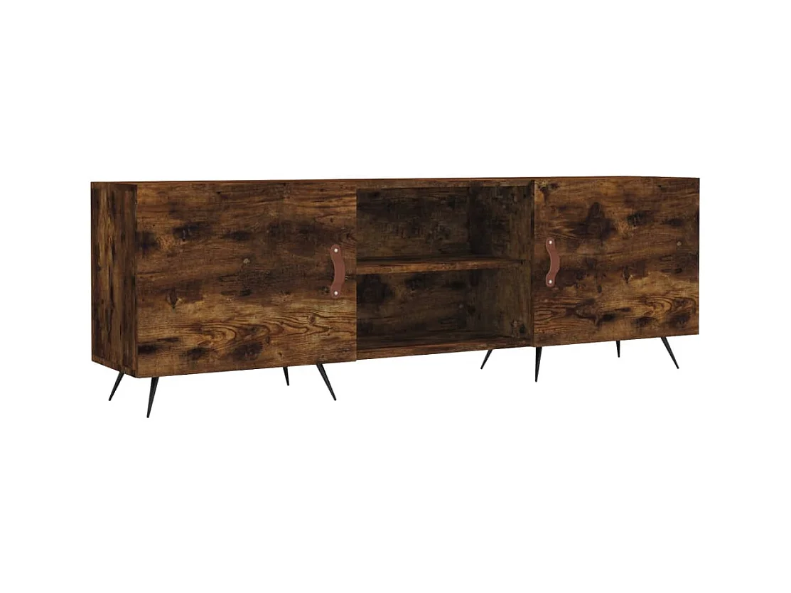 TV-Schrank Räuchereiche 150x30x50 cm Holzwerkstoff