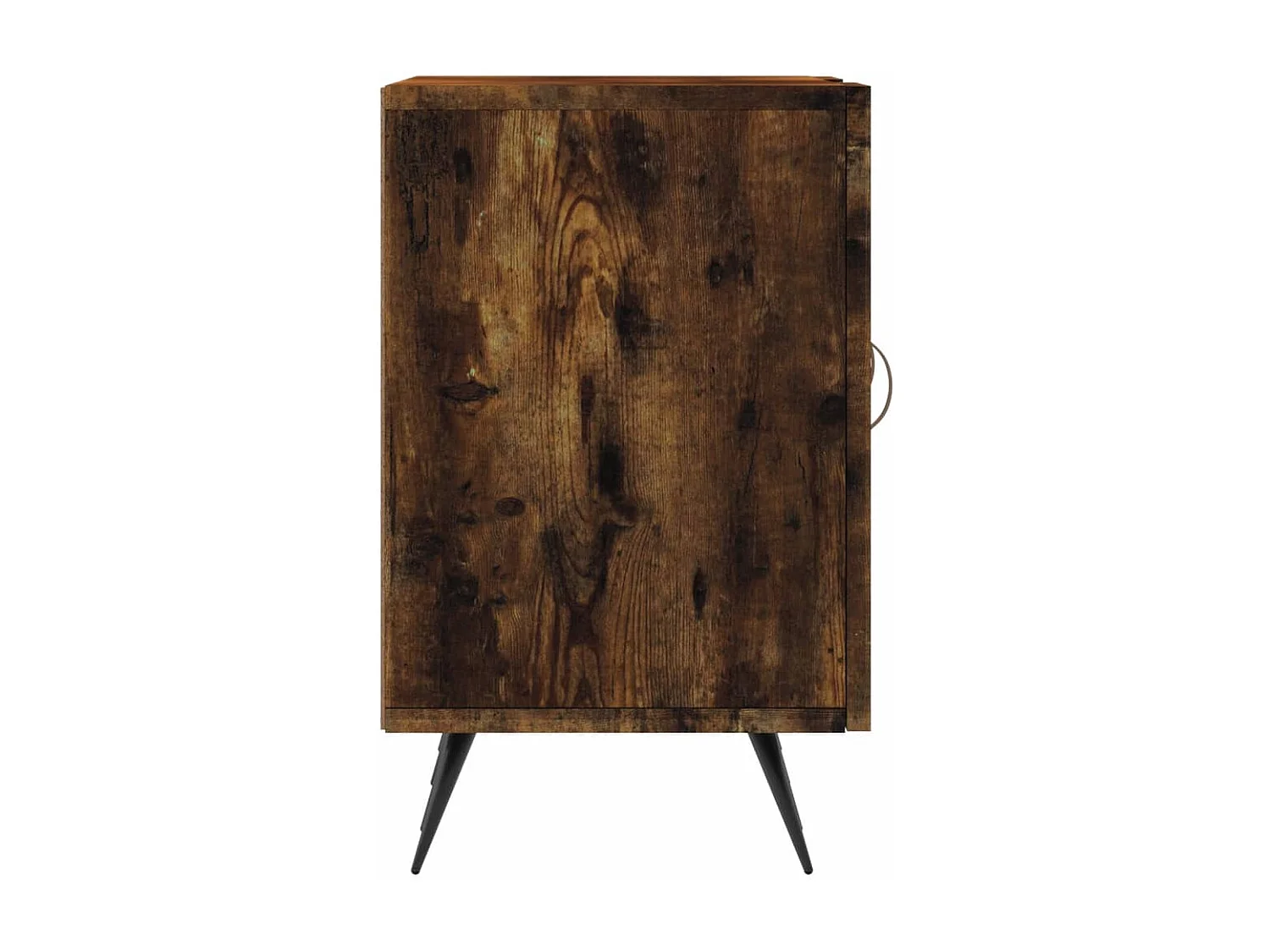 Meuble TV chêne fumé 150x30x50 cm bois d'ingénierie