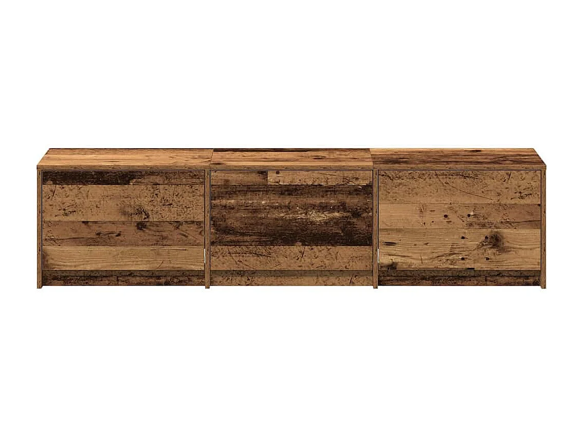 Unites TV Bois Ancien 162,5 x 34 x 40 cm Bois d'ingénierie