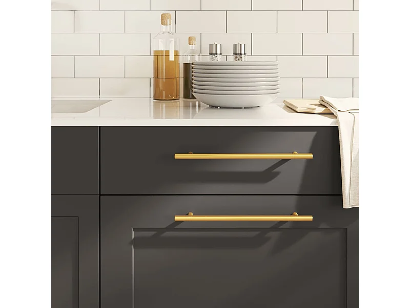 Handvatten 20 st 224 mm roestvrij staal goudkleurig