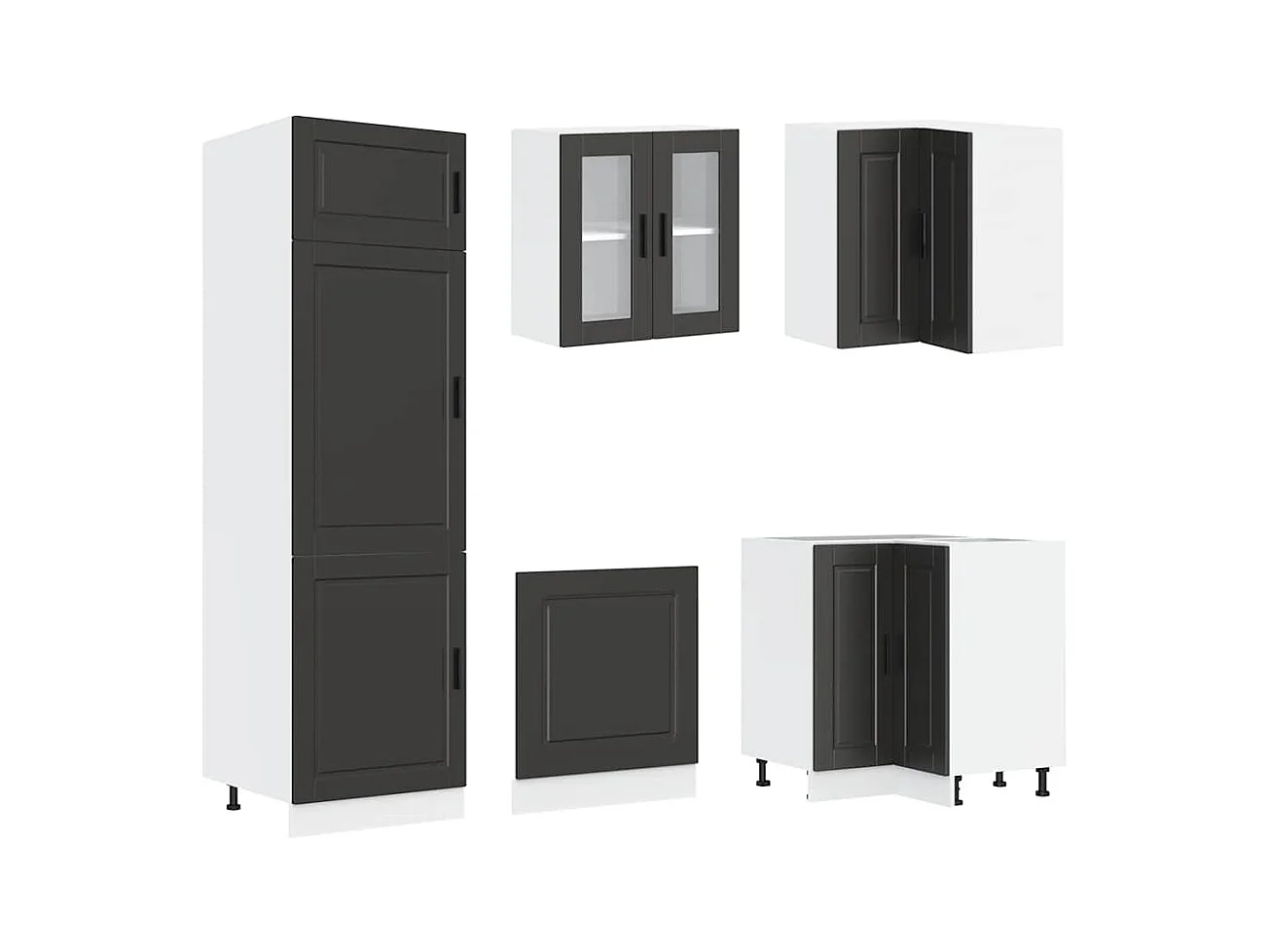 Ensemble d'armoires de cuisine 14 pcs Porto bois d'ingénierie