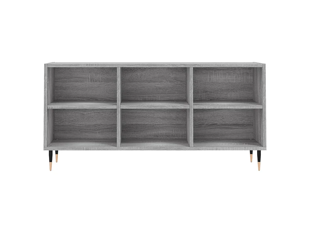 Mobile TV Grigio Sonoma 103,5x30x50 cm in Legno Multistrato