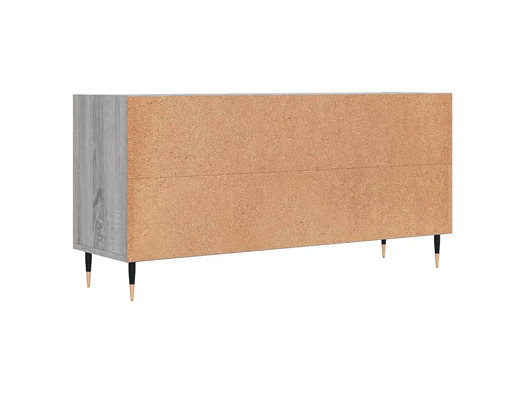 Mobile TV Grigio Sonoma 103,5x30x50 cm in Legno Multistrato