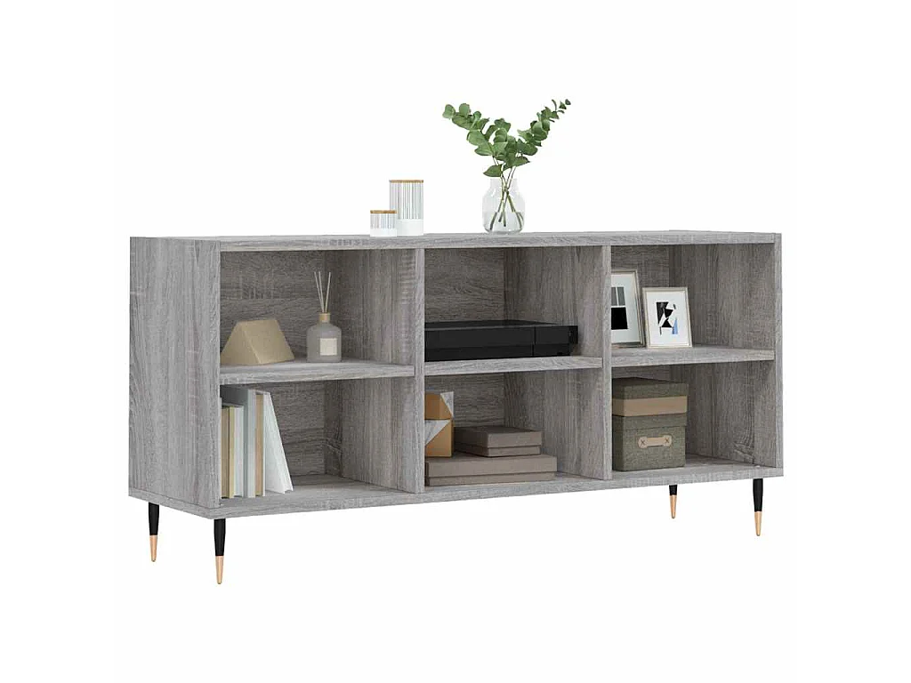 TV-Schrank Grau Sonoma 103,5x30x50 cm Holzwerkstoff
