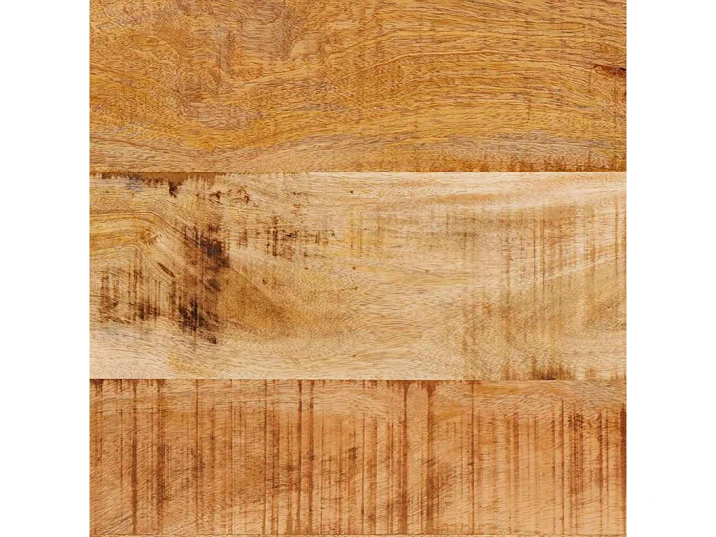 Wandtafel met plank Bruin 160 x 33 x 75 cm Massief Mango Hout