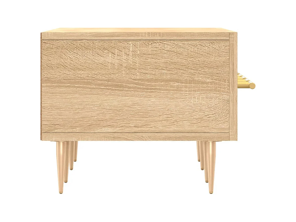 Meuble TV chêne sonoma 150x36x30 cm bois d'ingénierie