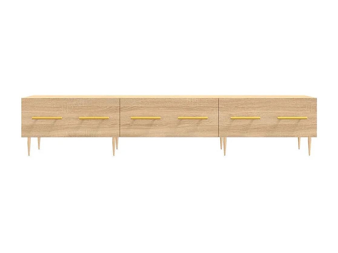 Meuble TV chêne sonoma 150x36x30 cm bois d'ingénierie