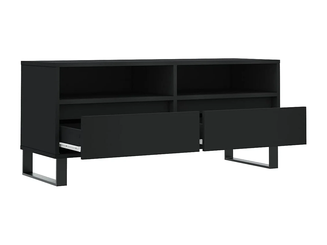 Móvel de TV 100x34,5x44,5 cm derivados de madeira preto