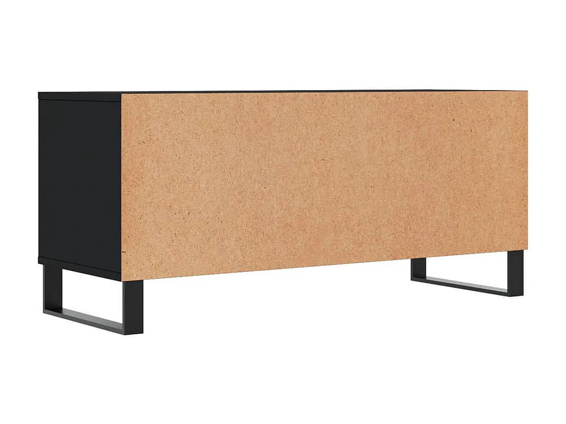 Móvel de TV 100x34,5x44,5 cm derivados de madeira preto