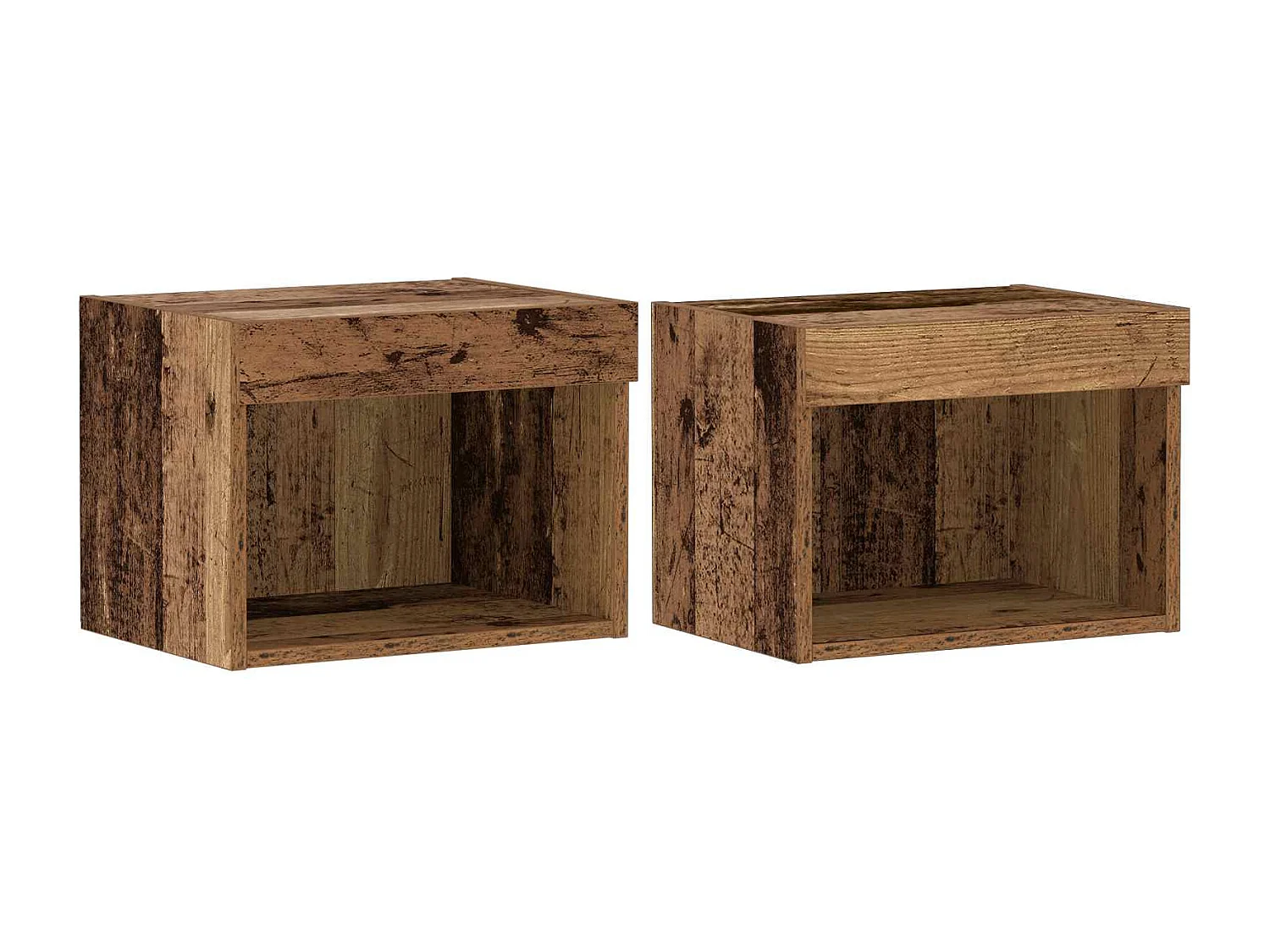 Set mobile TV 8 pcs Legno vecchio Legno multistrato